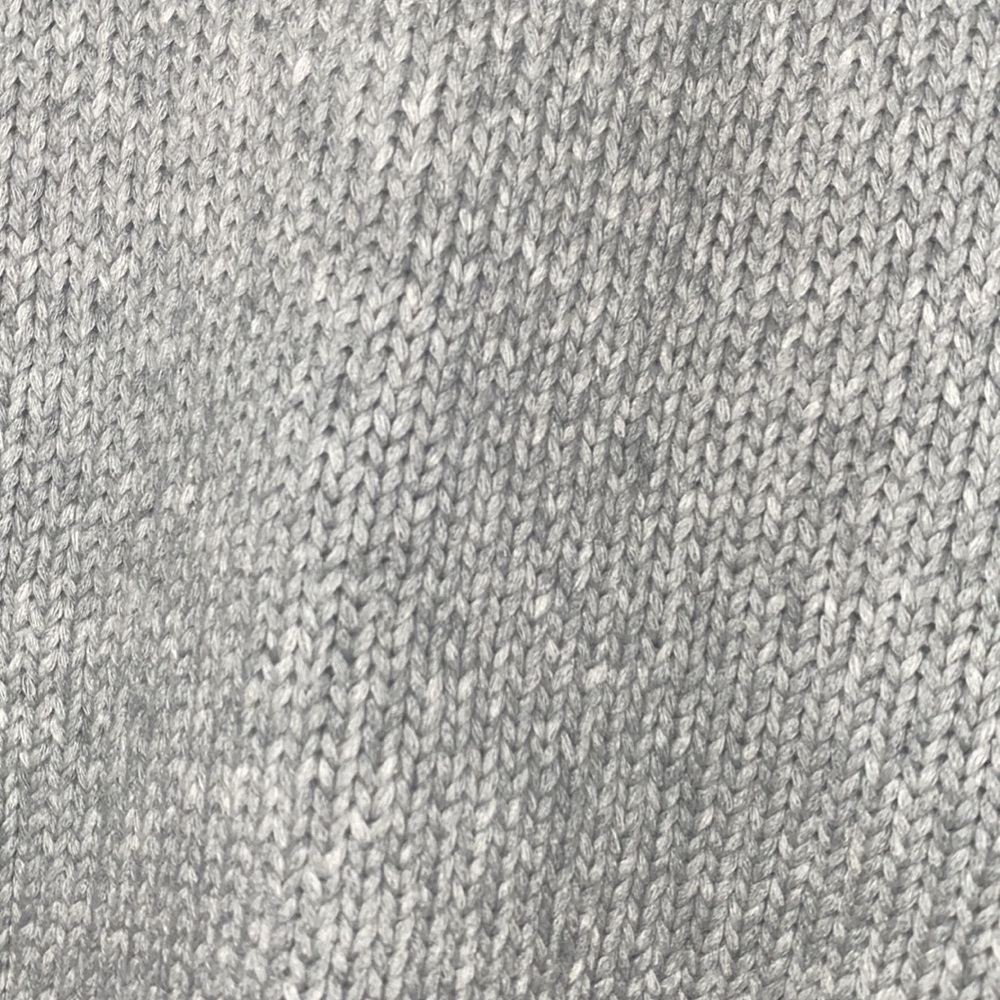 Free People cropped sweater heathered gray grey long sleeve scoop neck pullover - Picture 3 of 5